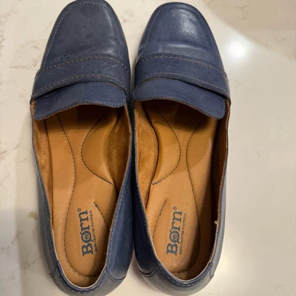 Born Slate Blue Loafer Size 11 - Picture 10 of 11